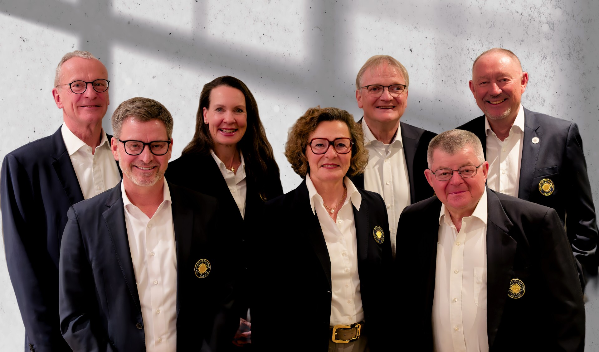 Gruppenfoto des Management-Teams